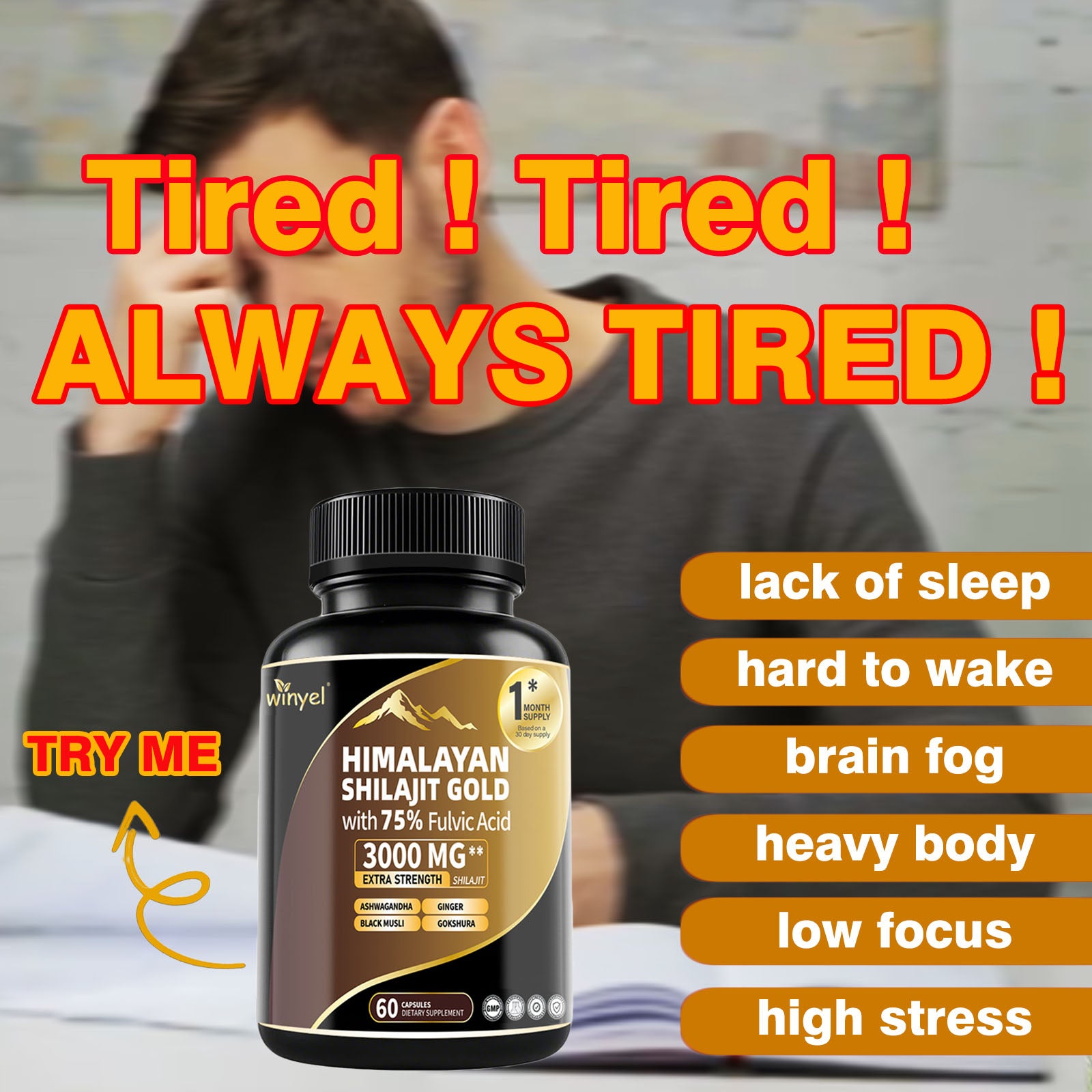 Himalayan Shilajit Capsules: Gold Grade Supplement | HealingVeda