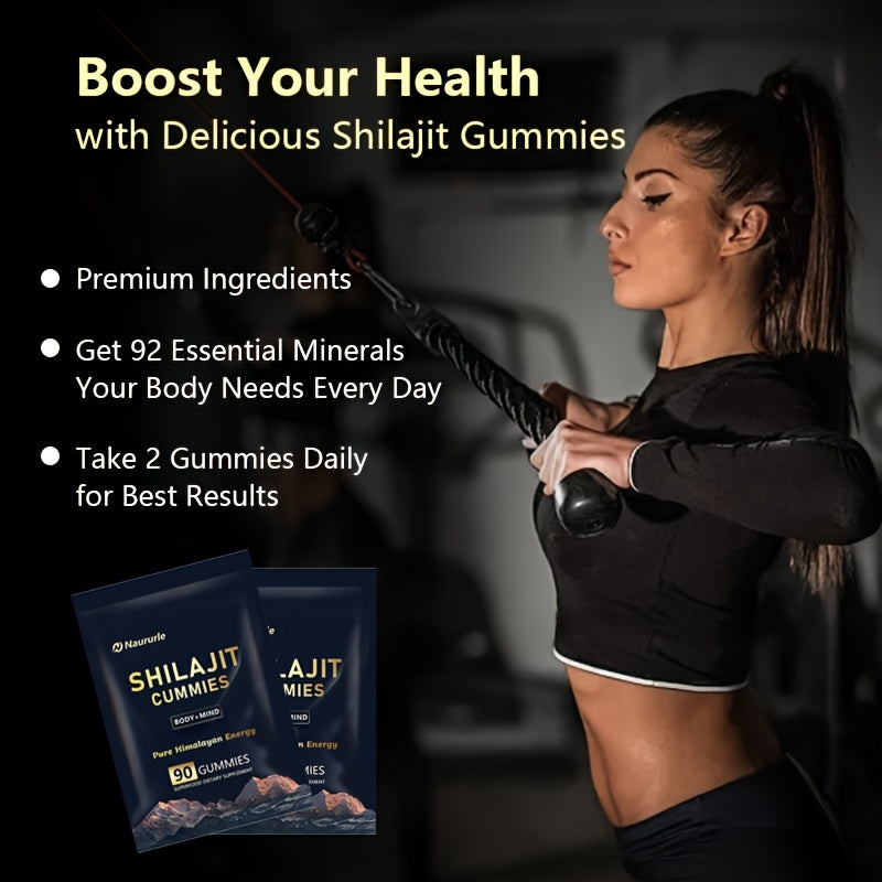 Himalayan Shilajit Gummies: 90 Delicious Gummies | HealingVeda