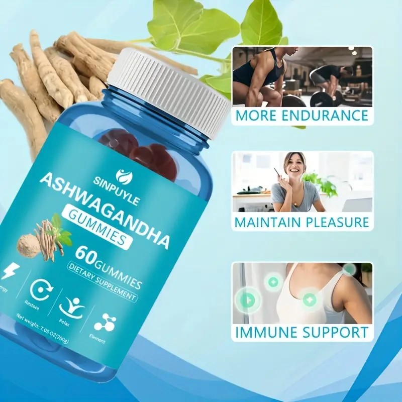 Ashwagandha Gummies: Stress Relief & Energy Boost | HealingVeda