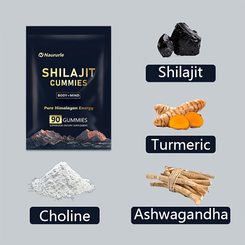 Himalayan Shilajit Gummies: 90 Delicious Gummies | HealingVeda