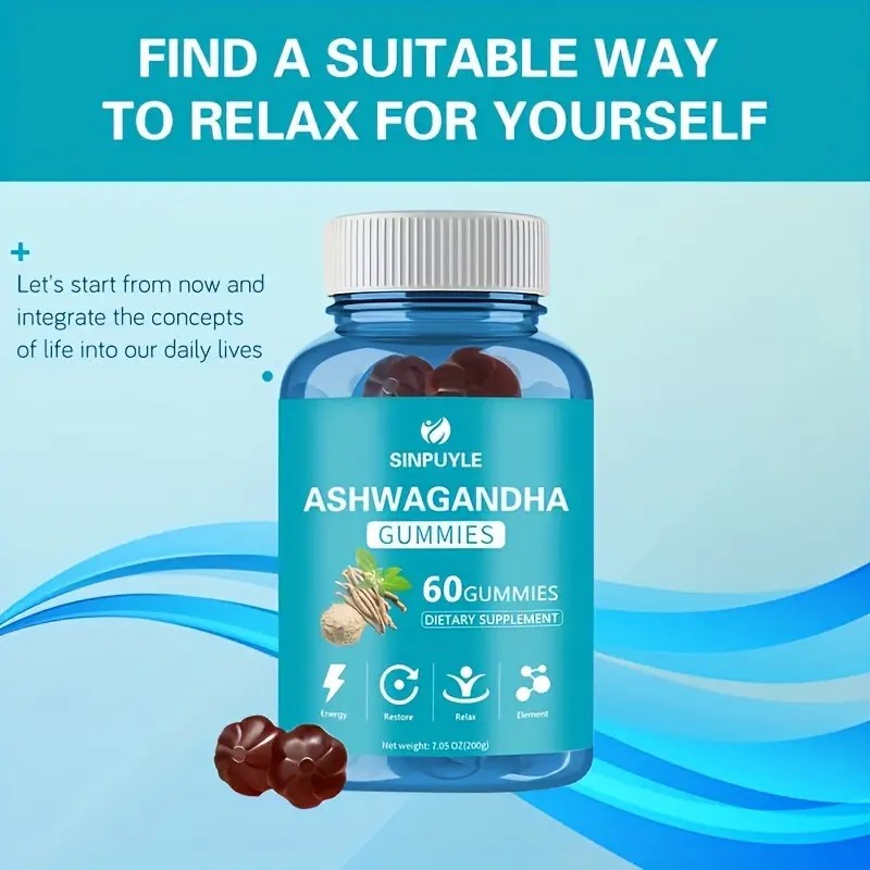 Ashwagandha Gummies: Stress Relief & Energy Boost | HealingVeda